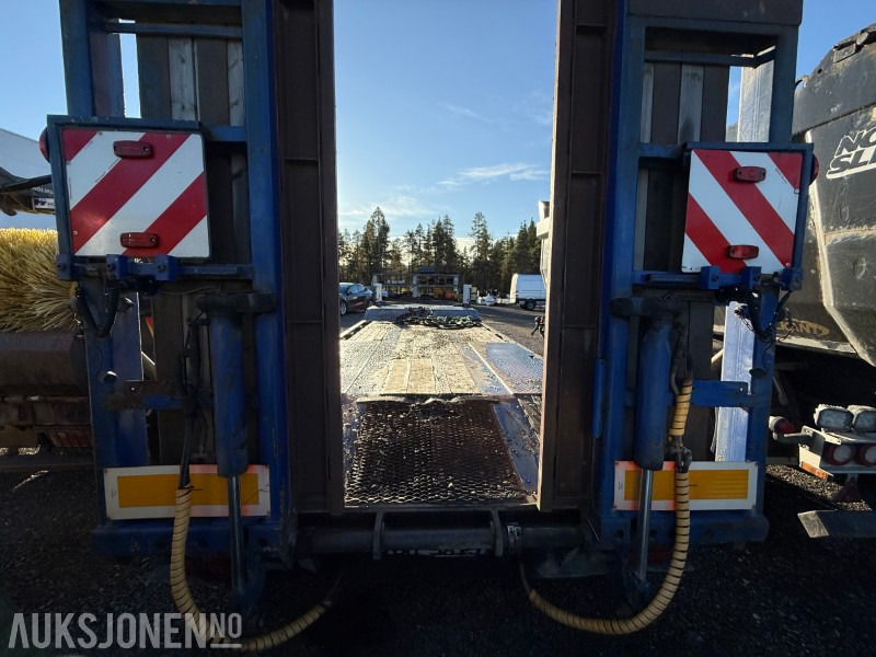 2005 Damm Maskinhenger - 3-aksler - Kjørebroer - Remorque porte-engin surbaissée: photos 4 2005 Damm Maskinhenger - 3-aksler - Kjørebroer - Remorque porte-engin surbaissée: photos 4