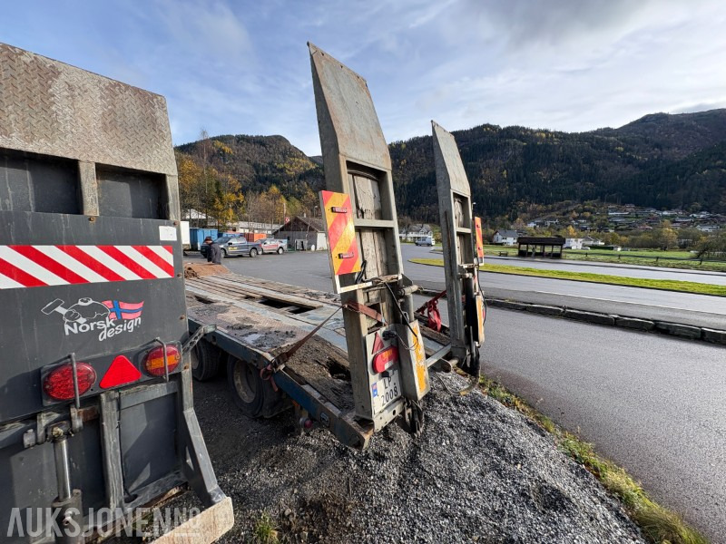 2007 Damm 3-akslet maskinhenger - EU godkjent til 28.05.2026 - Remorque porte-engin surbaissée: photos 4 2007 Damm 3-akslet maskinhenger - EU godkjent til 28.05.2026 - Remorque porte-engin surbaissée: photos 4