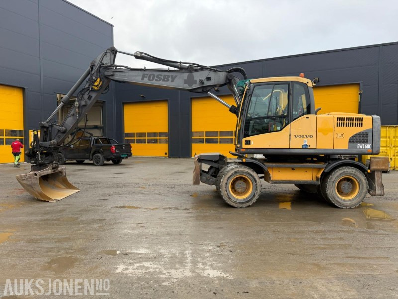 2010 Volvo EW160C HJULGRAVER STEELWRIST X20 TILTROTATOR SERVICEHISTORIKK. - Pelle: photos 3 2010 Volvo EW160C HJULGRAVER STEELWRIST X20 TILTROTATOR SERVICEHISTORIKK. - Pelle: photos 3