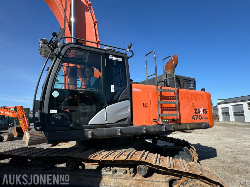 Pelle 2013 Hitachi ZAXIS ZX470LCH-5B gravemaskin med 2 skuffer.: photos 8