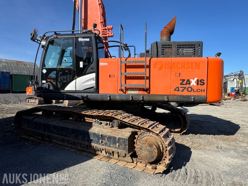 Pelle 2013 Hitachi ZAXIS ZX470LCH-5B gravemaskin med 2 skuffer.: photos 7