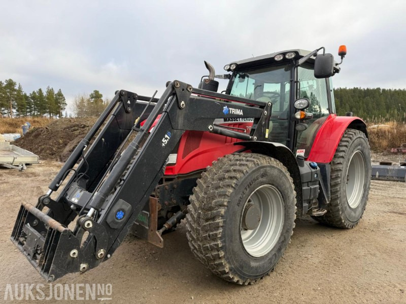 2013 Massey Ferguson 7616 Dyna-6 med Trima +5.1P frontlaster - Tracteur agricole: photos 1 2013 Massey Ferguson 7616 Dyna-6 med Trima +5.1P frontlaster - Tracteur agricole: photos 1