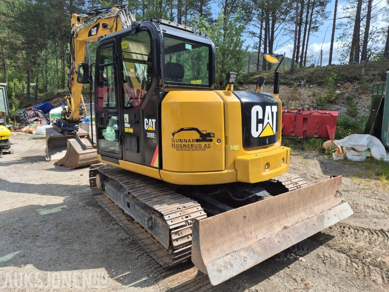 2014 Cat 308E 2 CR beltegraver, med tiltrotator/gripekasett - Pelle: photos 3 2014 Cat 308E 2 CR beltegraver, med tiltrotator/gripekasett - Pelle: photos 3