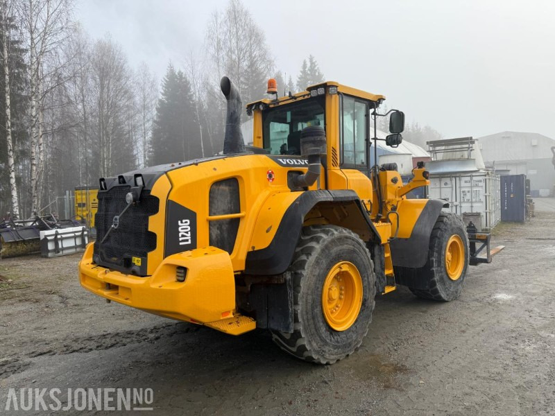 2014 Volvo L120G hjullaster, 7763 timer, Hydr. pallegaffel, nylig service og årskontroll - Chargeuse sur pneus: photos 5 2014 Volvo L120G hjullaster, 7763 timer, Hydr. pallegaffel, nylig service og årskontroll - Chargeuse sur pneus: photos 5