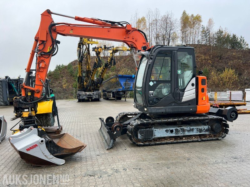 2015 Hitachi ZX-85-US-5 - Rail maskin med mye utstyr! - Pelle: photos 2 2015 Hitachi ZX-85-US-5 - Rail maskin med mye utstyr! - Pelle: photos 2
