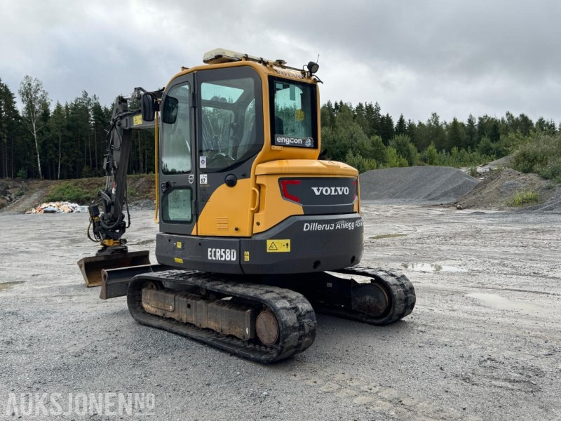 2016 Volvo ecr58d beltegraver 4301t, tiltrotator, pusseskuff,steinskuff - Pelle: photos 5 2016 Volvo ecr58d beltegraver 4301t, tiltrotator, pusseskuff,steinskuff - Pelle: photos 5