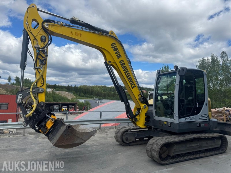 2016 Wacker Neuson ET 90 GRAVEMASKIN MED ROTOTILT, SENTRALSMØRING OG 3 SKUFFER - Pelle: photos 2 2016 Wacker Neuson ET 90 GRAVEMASKIN MED ROTOTILT, SENTRALSMØRING OG 3 SKUFFER - Pelle: photos 2
