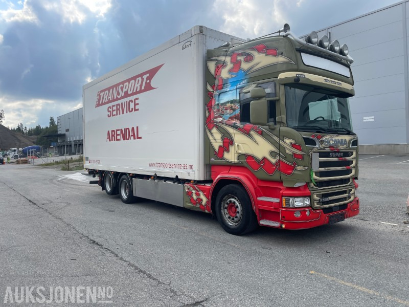2017 Scania R-580 Ekeriskap m/full sideåpning og 2t bakløfter - Camion fourgon: photos 1 2017 Scania R-580 Ekeriskap m/full sideåpning og 2t bakløfter - Camion fourgon: photos 1