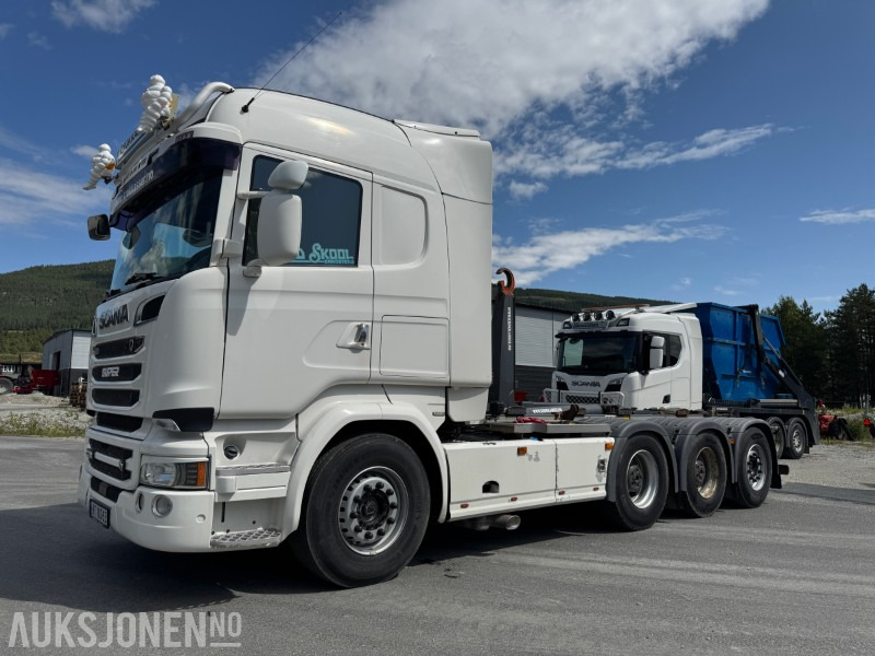 2017 Scania R730 4-akslet krokbil 8X4, EURO 6, KRANHYDRAULIKK, EVOLUTION 125 - Camion ampliroll: photos 1 2017 Scania R730 4-akslet krokbil 8X4, EURO 6, KRANHYDRAULIKK, EVOLUTION 125 - Camion ampliroll: photos 1