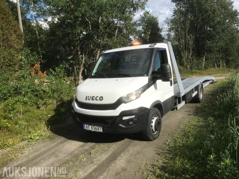 2018 Iveco Daily, Planbil, Hengerfeste, Webasto - Camion plateau: photos 1 2018 Iveco Daily, Planbil, Hengerfeste, Webasto - Camion plateau: photos 1