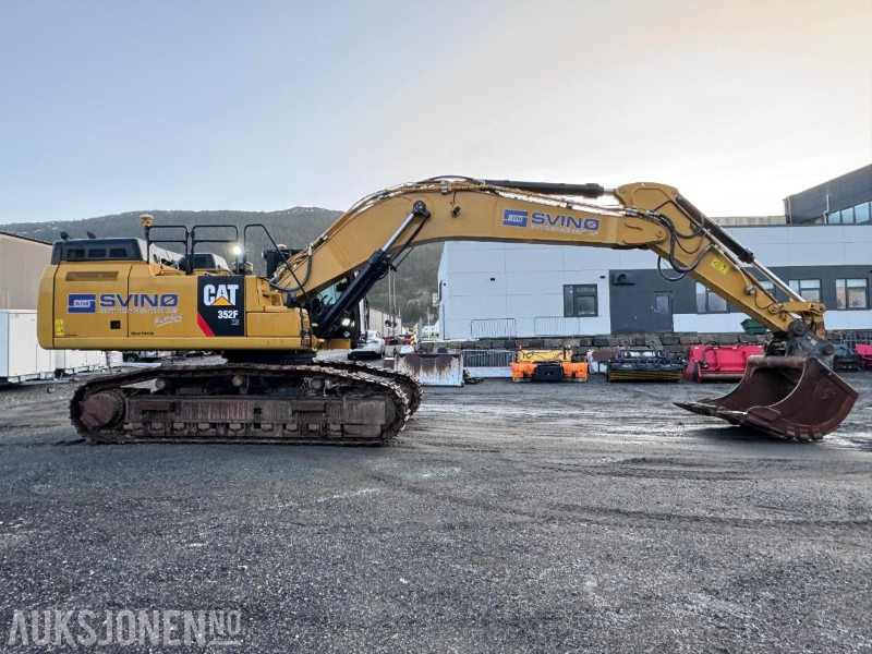 Pelle 2019 Cat 352FXE - Grade Control - Sentralsmøring - Bunkringspumpe - Serviceavtale: photos 7