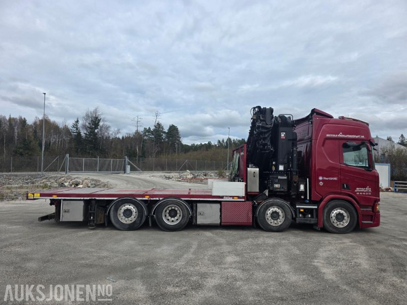 2019 Scania R-serie 580 kranbil / EURO 6 / Topp utstyrt / servicehistorikk / HIAB-kran 858, 80 Tm / Nylig EU - Camion grue: photos 5 2019 Scania R-serie 580 kranbil / EURO 6 / Topp utstyrt / servicehistorikk / HIAB-kran 858, 80 Tm / Nylig EU - Camion grue: photos 5