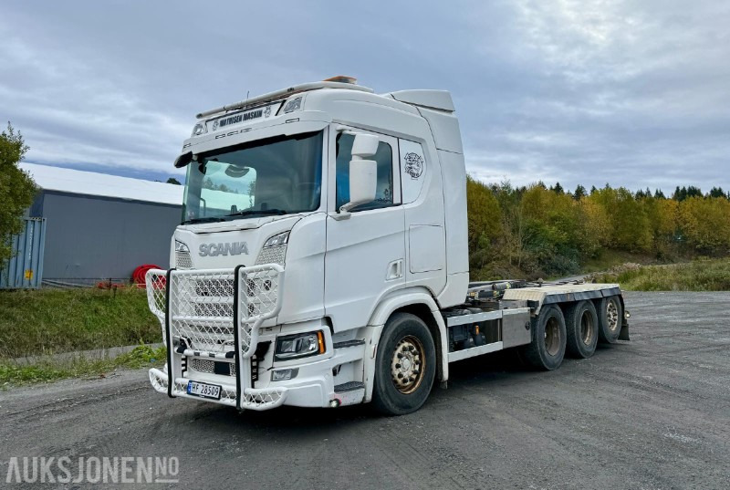 2019 Scania R500 tridem (8X4) KROKBIL - Joab L24 krok - Ny EU-godkjenning - Camion ampliroll: photos 1 2019 Scania R500 tridem (8X4) KROKBIL - Joab L24 krok - Ny EU-godkjenning - Camion ampliroll: photos 1