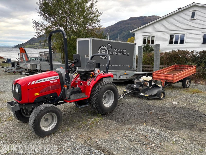 2021 Massey Ferguson 1520 Kompaktraktor 4WD. Beitepusser og Tilhenger - Tracteur agricole: photos 1 2021 Massey Ferguson 1520 Kompaktraktor 4WD. Beitepusser og Tilhenger - Tracteur agricole: photos 1