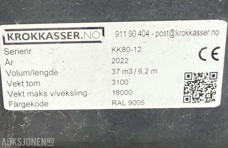2022 Krokkasse med FTG tømmerkran - Camion ampliroll: photos 5 2022 Krokkasse med FTG tømmerkran - Camion ampliroll: photos 5