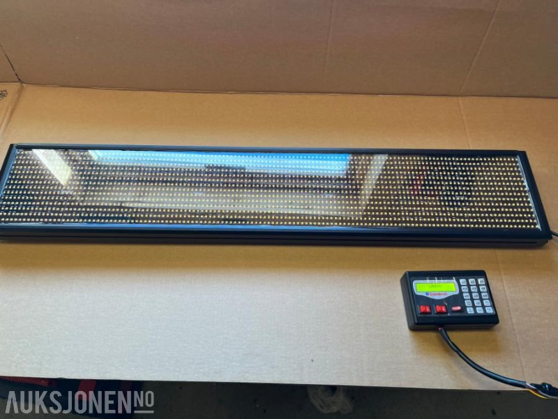 2025 LED Tekstskilt med kontrollpanel - NYTT! - Matériel de chantier: photos 1 2025 LED Tekstskilt med kontrollpanel - NYTT! - Matériel de chantier: photos 1