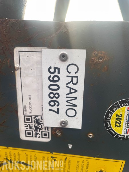 2011 Tre Emme løftearm / kranarm F1150 – 1,5 tonn - Accessoire pour Engins de chantier: photos 5 2011 Tre Emme løftearm / kranarm F1150 – 1,5 tonn - Accessoire pour Engins de chantier: photos 5