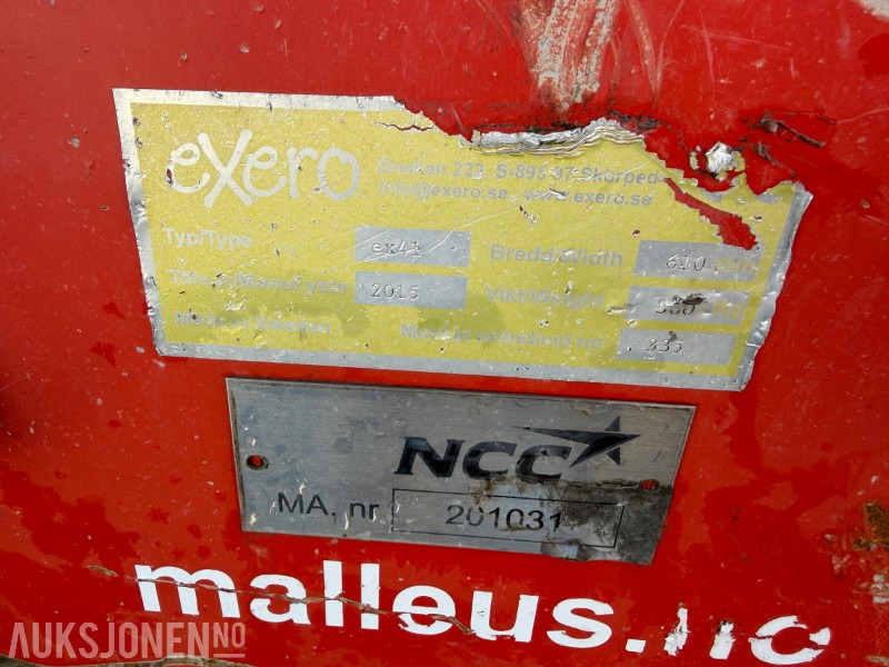 2015 Exero EX41 hydraulisk vibroplate – 2015 modell - Accessoire pour Engins de chantier: photos 5 2015 Exero EX41 hydraulisk vibroplate – 2015 modell - Accessoire pour Engins de chantier: photos 5