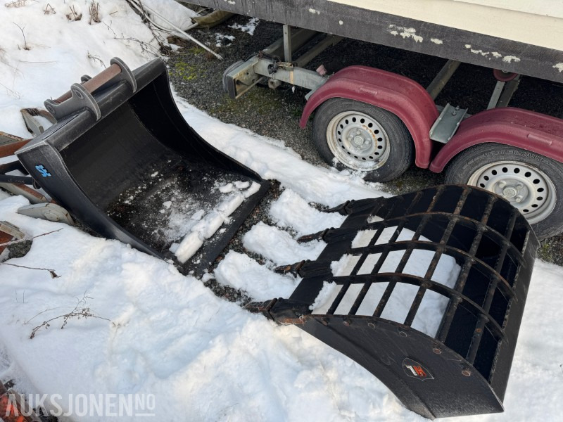 2018 SE graveskuffe med tenner S40 280 liter - Accessoire pour Engins de chantier: photos 1 2018 SE graveskuffe med tenner S40 280 liter - Accessoire pour Engins de chantier: photos 1