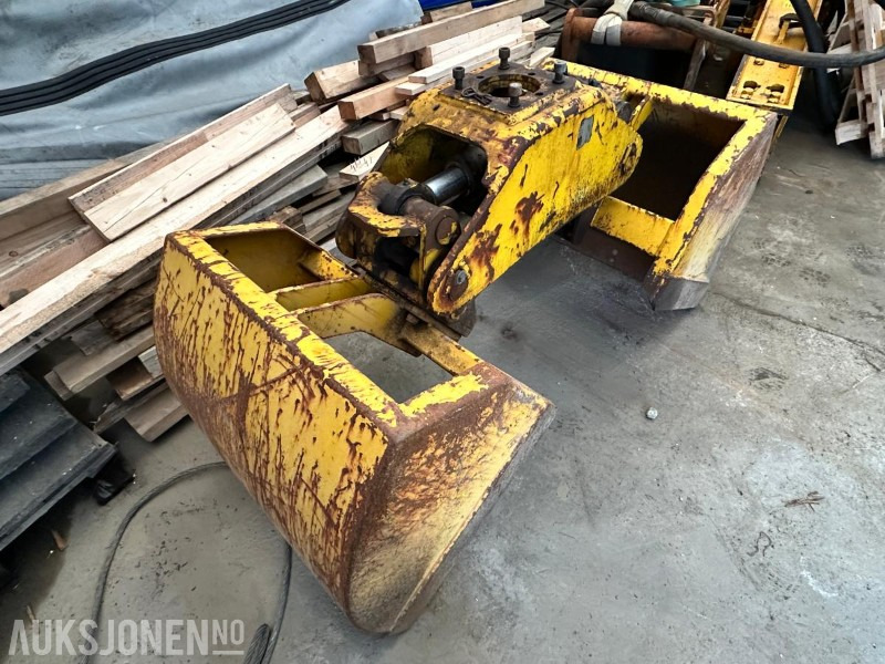 Hydraulisk grabb Knusgaard – ca. 191 cm, dobbel sylinder, klar til bruk - Accessoire pour Engins de chantier: photos 4 Hydraulisk grabb Knusgaard – ca. 191 cm, dobbel sylinder, klar til bruk - Accessoire pour Engins de chantier: photos 4