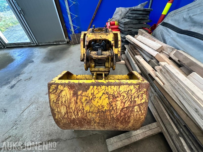 Hydraulisk grabb Knusgaard – ca. 191 cm, dobbel sylinder, klar til bruk - Accessoire pour Engins de chantier: photos 3 Hydraulisk grabb Knusgaard – ca. 191 cm, dobbel sylinder, klar til bruk - Accessoire pour Engins de chantier: photos 3