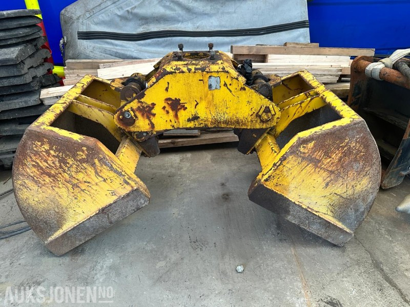 Hydraulisk grabb Knusgaard – ca. 191 cm, dobbel sylinder, klar til bruk - Accessoire pour Engins de chantier: photos 1 Hydraulisk grabb Knusgaard – ca. 191 cm, dobbel sylinder, klar til bruk - Accessoire pour Engins de chantier: photos 1