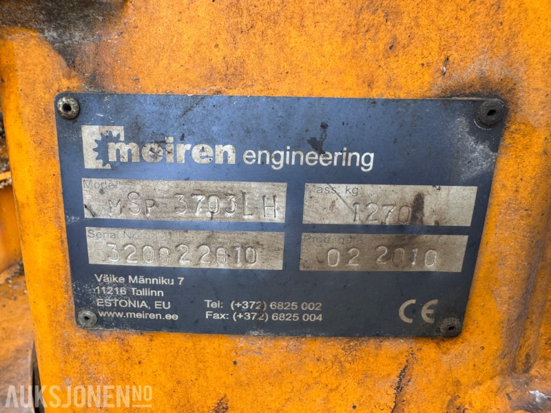 2010 Meiren MSP3703 LH diagonalplog - Camion: photos 2 2010 Meiren MSP3703 LH diagonalplog - Camion: photos 2