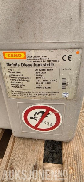 Cemo 200 liter 12v diesel tank til salgs. - Matériel de chantier: photos 4 Cemo 200 liter 12v diesel tank til salgs. - Matériel de chantier: photos 4