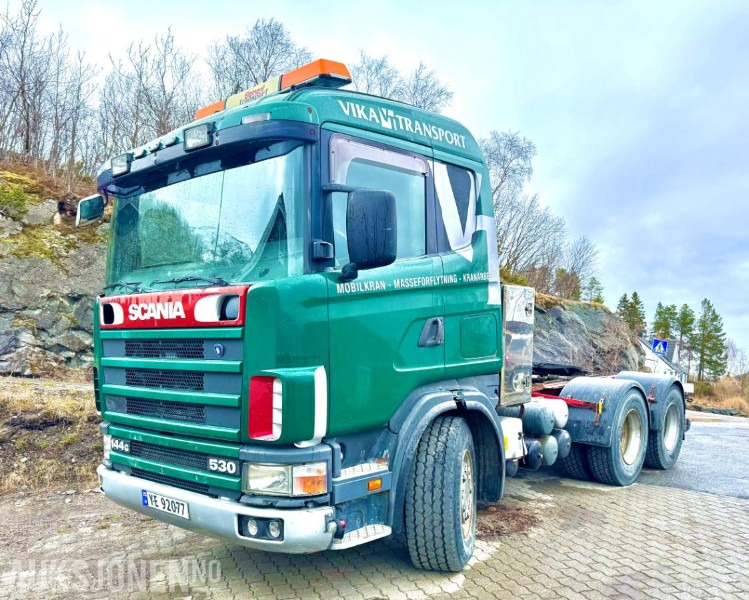 1998 Scania R144G 530 lastebil 6x4 Hydraulikk for tippsemi - Tracteur routier: photos 1 1998 Scania R144G 530 lastebil 6x4 Hydraulikk for tippsemi - Tracteur routier: photos 1