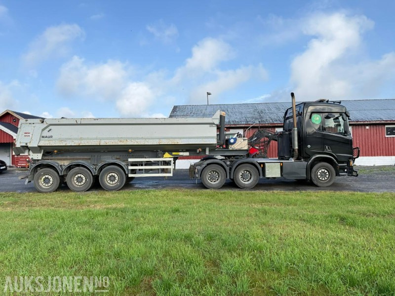 2021 Scania R650 V8 6x4 Trekkvogn m/maur tippsemi - Tracteur routier: photos 4 2021 Scania R650 V8 6x4 Trekkvogn m/maur tippsemi - Tracteur routier: photos 4