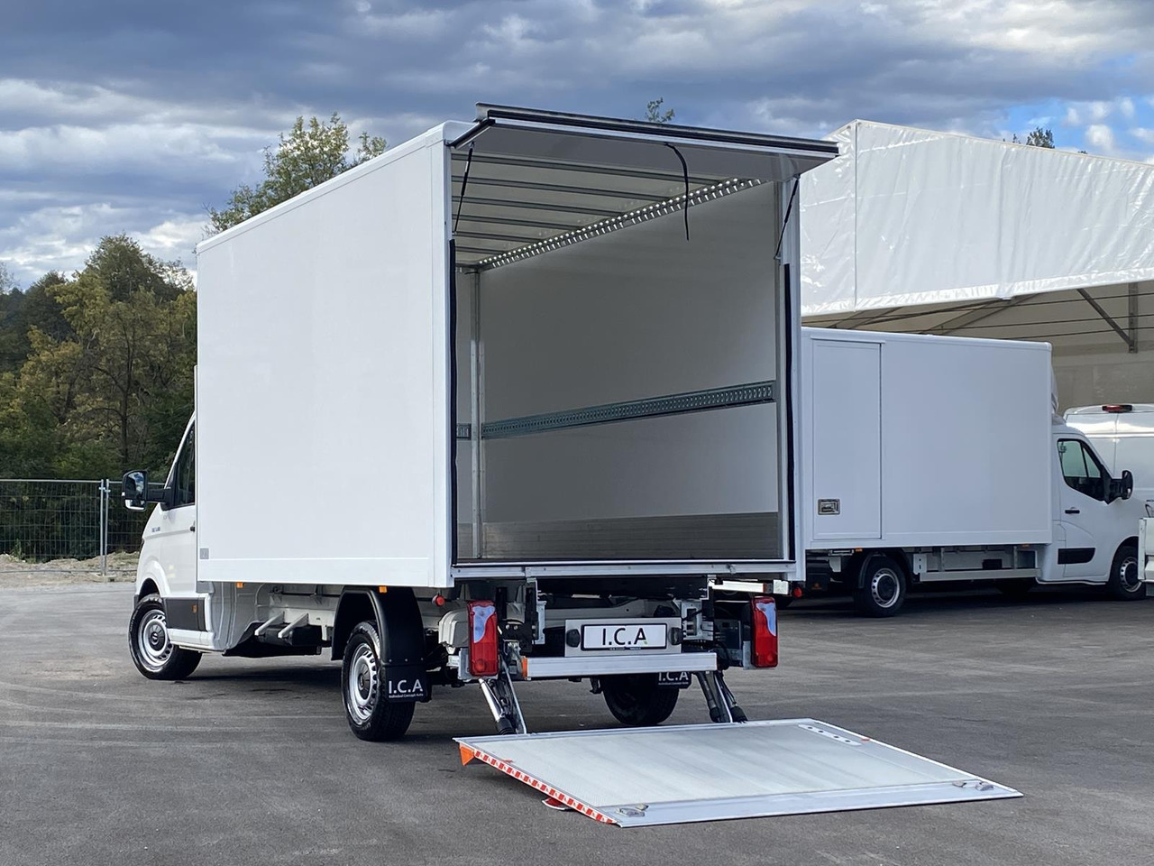 Fourgon grand volume neuf MAN TGE 3.180 RS4490 1+2, 180PS, 2.0L | ALU-BOX 4200mm + LADERAMPE: photos 7