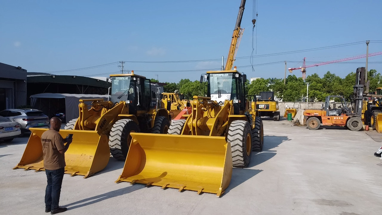 Chargeuse sur pneus Caterpillar 966 Wheel Loader CAT 966H 966G 966F 6 Ton Used Loaders in Good Quality: photos 10