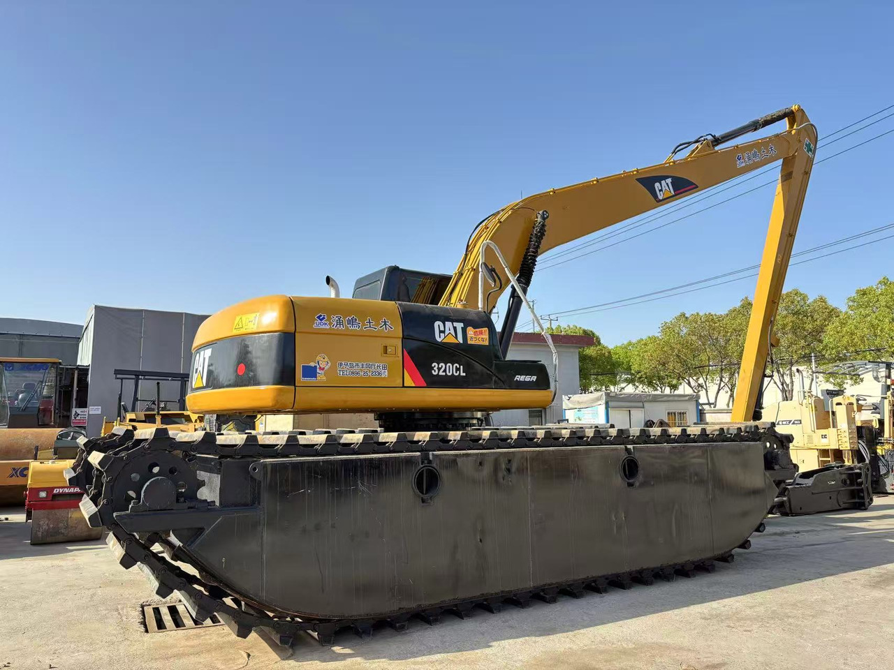 Caterpillar CAT 320C Floating Excavator with 15m long boom - Pelle: photos 4 Caterpillar CAT 320C Floating Excavator with 15m long boom - Pelle: photos 4