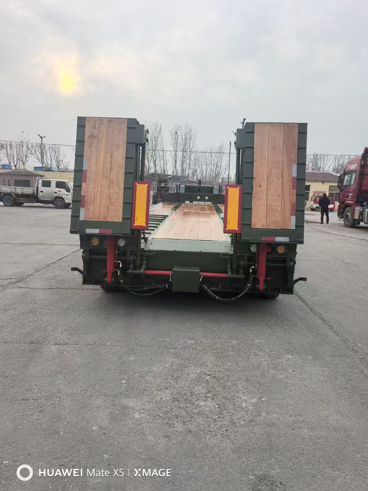 Semi-remorque surbaissé neuf ZHICHENG Semi Flat Bed New or Used Low Bed in Length 8m,10,12m, 14m, 16m: photos 14