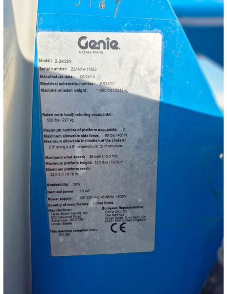 Nacelle Genie Z-34/22N: photos 13