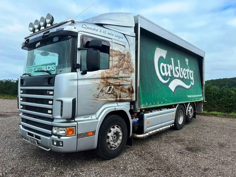 Scania R164-480 V8 Steel / Air suspension. - Camion porte-voitures: photos 1 Scania R164-480 V8 Steel / Air suspension. - Camion porte-voitures: photos 1