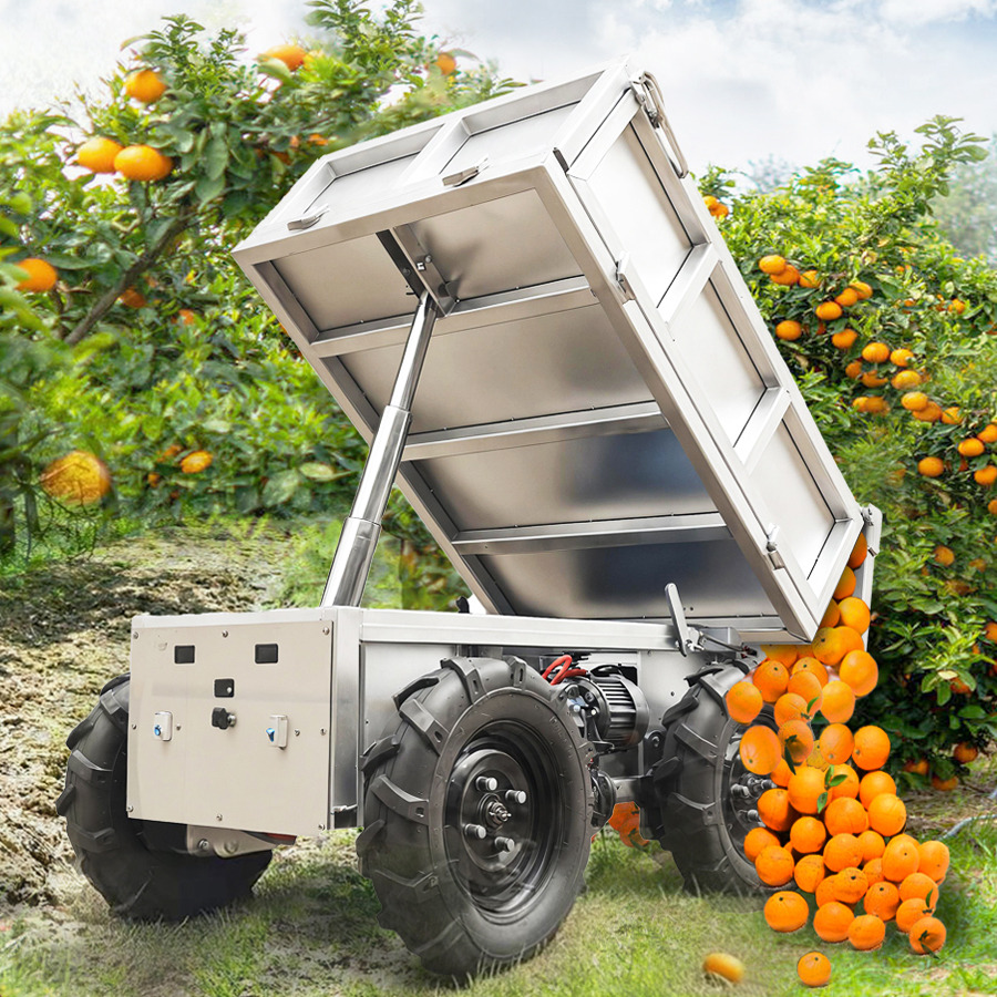 LEZUM D-600 All-Terrain Four-Wheel Drive And Eight-Wheel Drive Transport Truck, Mountain Area Farm Orchard Greenhouse Construction Site Creeper Remote Control Electric Agricultural Transport Vehicle - Quadricycle: photos 2 LEZUM D-600 All-Terrain Four-Wheel Drive And Eight-Wheel Drive Transport Truck, Mountain Area Farm Orchard Greenhouse Construction Site Creeper Remote Control Electric Agricultural Transport Vehicle - Quadricycle: photos 2
