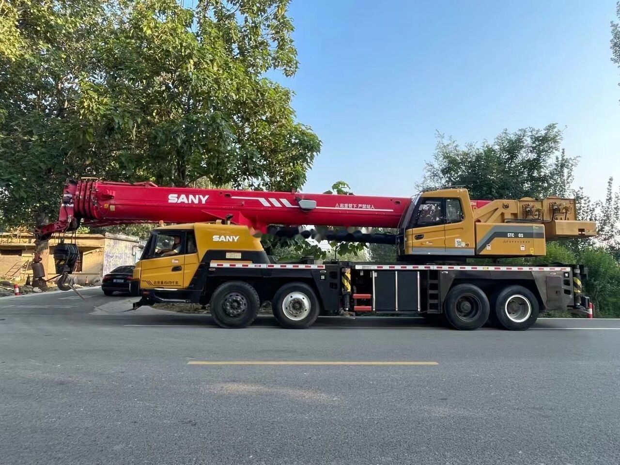 Sany Used Sany STC800 Original 80 Ton Mobile Crane Truck Truck Mounte - Grue mobile: photos 1 Sany Used Sany STC800 Original 80 Ton Mobile Crane Truck Truck Mounte - Grue mobile: photos 1