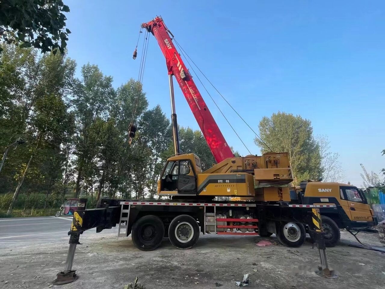 Sany Used Sany STC800 Original 80 Ton Mobile Crane Truck Truck Mounte - Grue mobile: photos 3 Sany Used Sany STC800 Original 80 Ton Mobile Crane Truck Truck Mounte - Grue mobile: photos 3