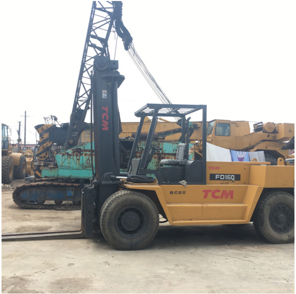 Second Hand TCM FD160 diesel fork lift with Good condition and high performance for sale in shanghai - Chariot élévateur diesel: photos 1 Second Hand TCM FD160 diesel fork lift with Good condition and high performance for sale in shanghai - Chariot élévateur diesel: photos 1