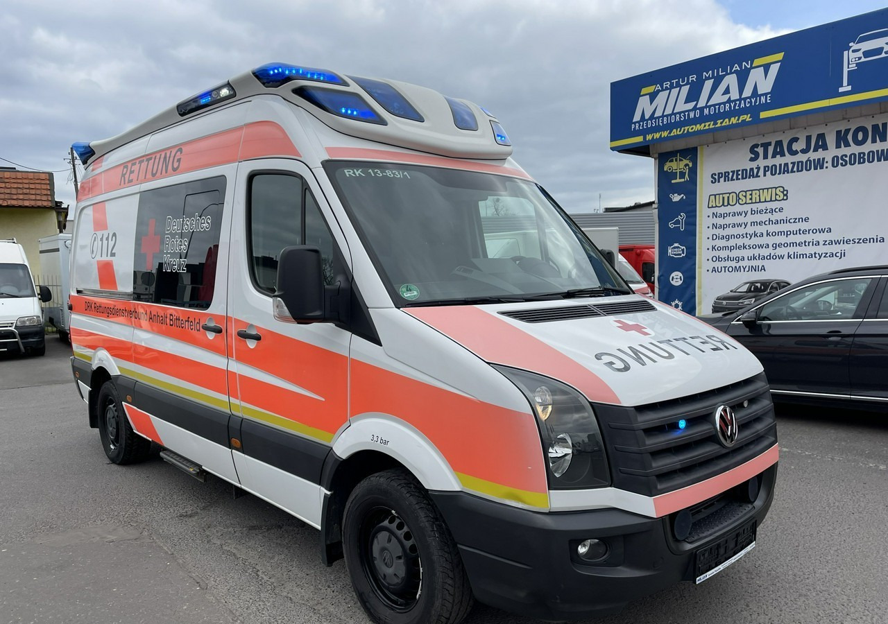 Volkswagen Crafter Crafter 2.0-163KM Karetka Ambulans Wyposażony Model 2016 - Ambulance: photos 1 Volkswagen Crafter Crafter 2.0-163KM Karetka Ambulans Wyposażony Model 2016 - Ambulance: photos 1