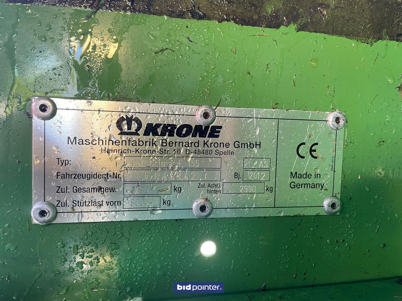 Krone Comprima F 155 XC - Presse à balles rondes: photos 4 Krone Comprima F 155 XC - Presse à balles rondes: photos 4