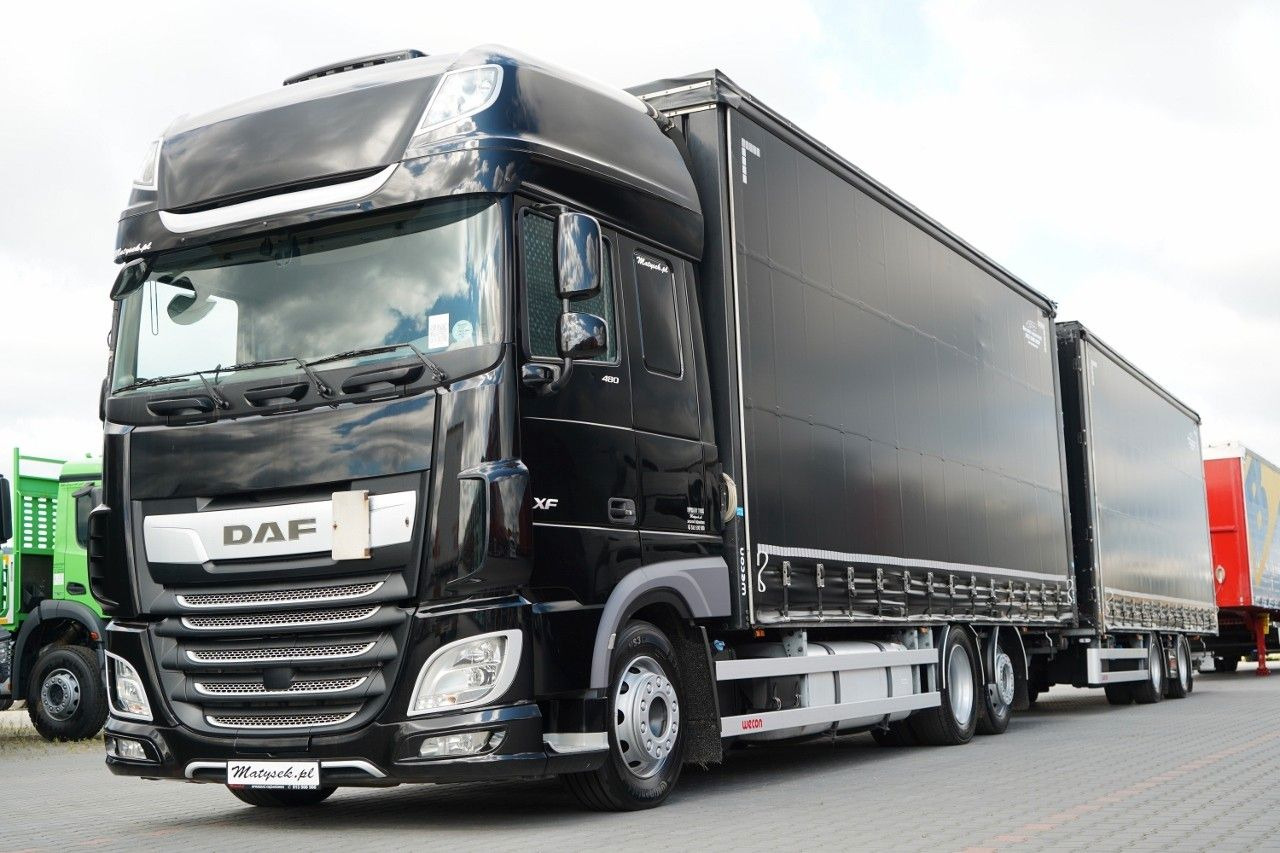 DAF XF 480 / I PARK-COOL / ZESTAW TANDEM / 120 M3 / - Camion à rideaux coulissants: photos 2 DAF XF 480 / I PARK-COOL / ZESTAW TANDEM / 120 M3 / - Camion à rideaux coulissants: photos 2