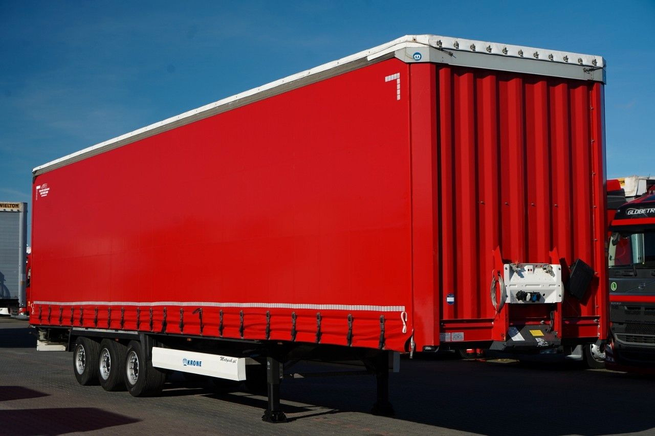 Krone FIRANKA / MEGA / 2018 / OŚ PODNOSZONA / LOW DECK - Semi-remorque rideaux coulissants: photos 1 Krone FIRANKA / MEGA / 2018 / OŚ PODNOSZONA / LOW DECK - Semi-remorque rideaux coulissants: photos 1