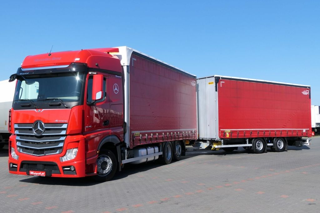 Mercedes-Benz ACTROS 2548/JUMBO TRUCK 120 M3/VEHICULAR/I-COOL - Camion à rideaux coulissants: photos 1 Mercedes-Benz ACTROS 2548/JUMBO TRUCK 120 M3/VEHICULAR/I-COOL - Camion à rideaux coulissants: photos 1
