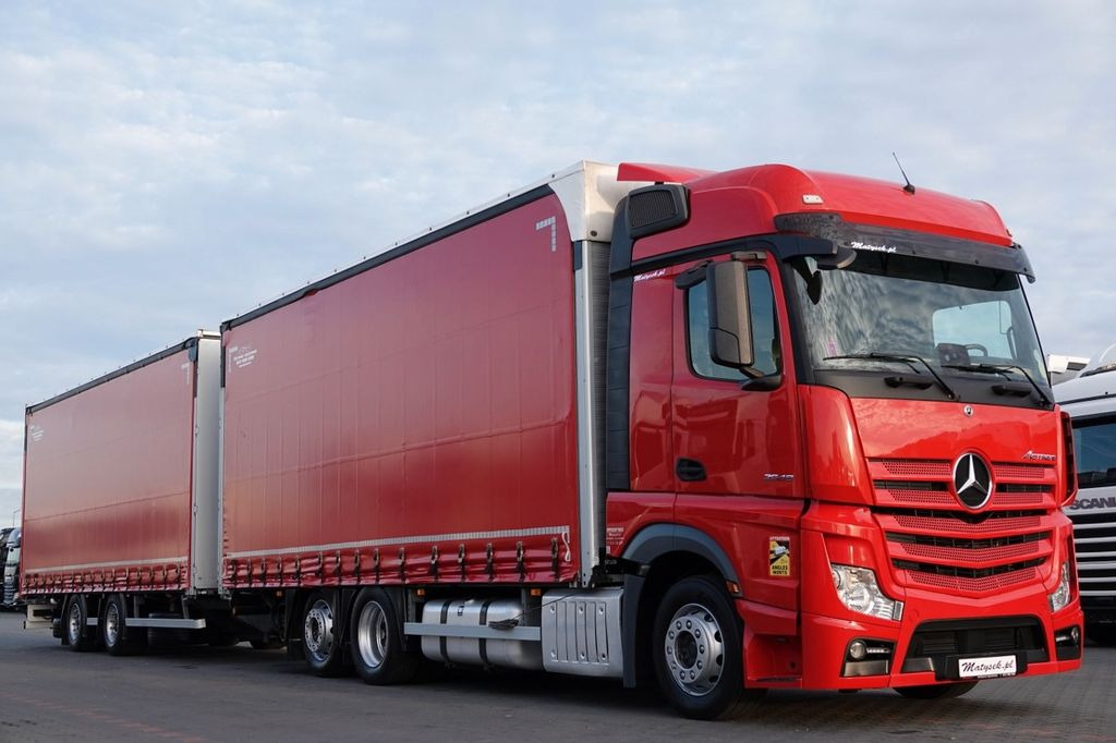 Mercedes-Benz ACTROS 2548 / ZESTAW TANDEM 120 M3 / PRZEJAZDOWY - Camion à rideaux coulissants: photos 4 Mercedes-Benz ACTROS 2548 / ZESTAW TANDEM 120 M3 / PRZEJAZDOWY - Camion à rideaux coulissants: photos 4