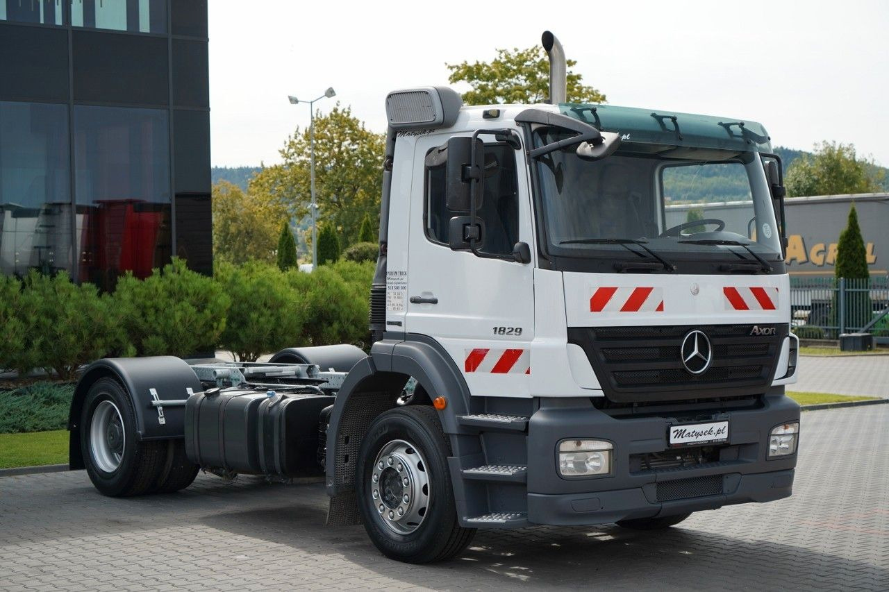 Mercedes-Benz AXOR 1829 / RETARDER / RAMA POD ZABUDOWĘ / 4 m / - Tracteur routier: photos 1 Mercedes-Benz AXOR 1829 / RETARDER / RAMA POD ZABUDOWĘ / 4 m / - Tracteur routier: photos 1