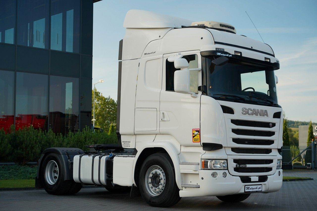 Scania R 450 / RETARDER / ADR AT / I-PARK COOL / PO KON - Tracteur routier: photos 1 Scania R 450 / RETARDER / ADR AT / I-PARK COOL / PO KON - Tracteur routier: photos 1