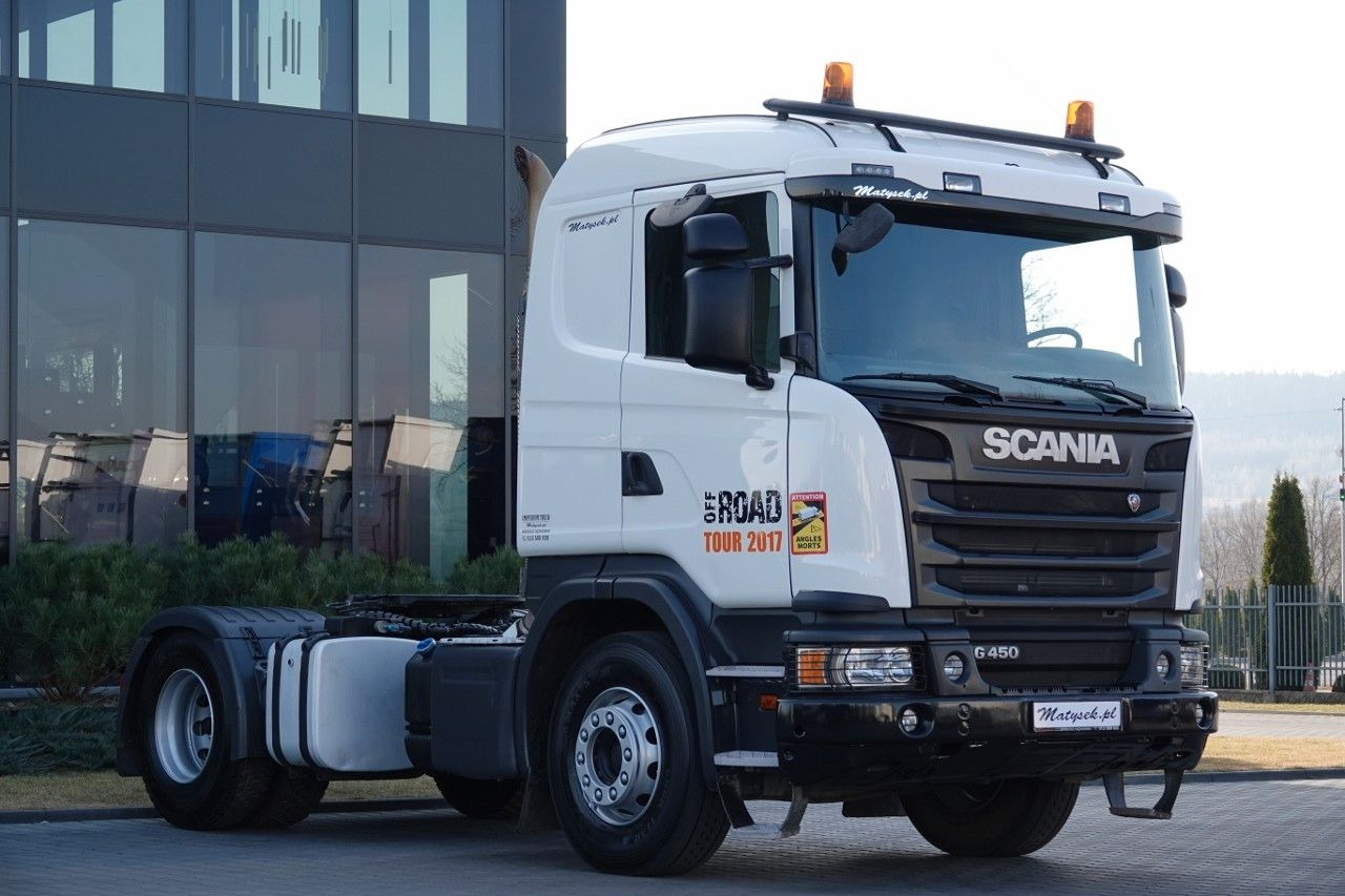 Scania R 450 / RETARDER / I-PARK COOL / OPONY 100 % / P - Tracteur routier: photos 1 Scania R 450 / RETARDER / I-PARK COOL / OPONY 100 % / P - Tracteur routier: photos 1