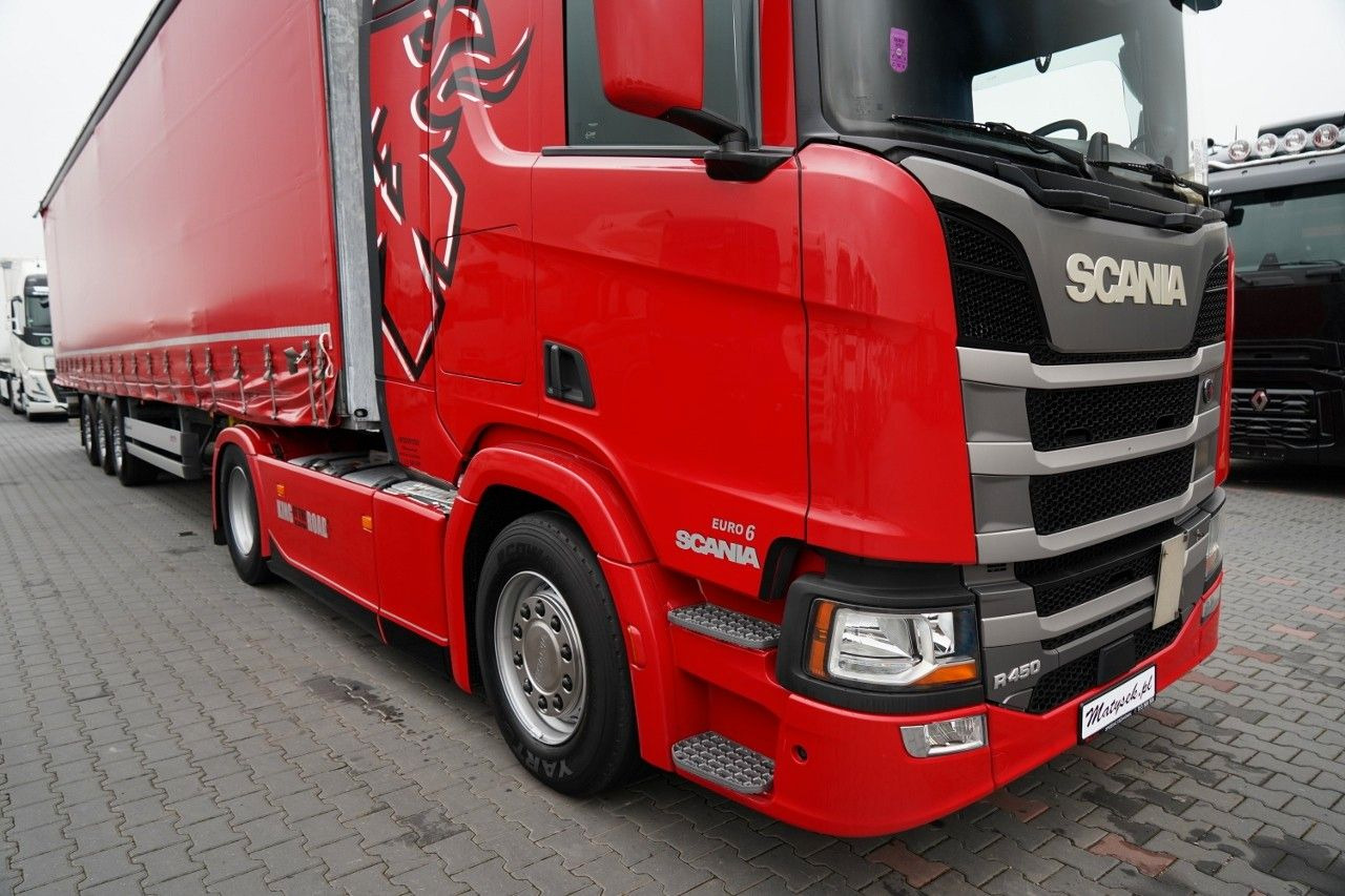 Scania R 450 / ZESTAW / + SCHMITZ / FIRANKA STANDARD / - Tracteur routier: photos 5 Scania R 450 / ZESTAW / + SCHMITZ / FIRANKA STANDARD / - Tracteur routier: photos 5